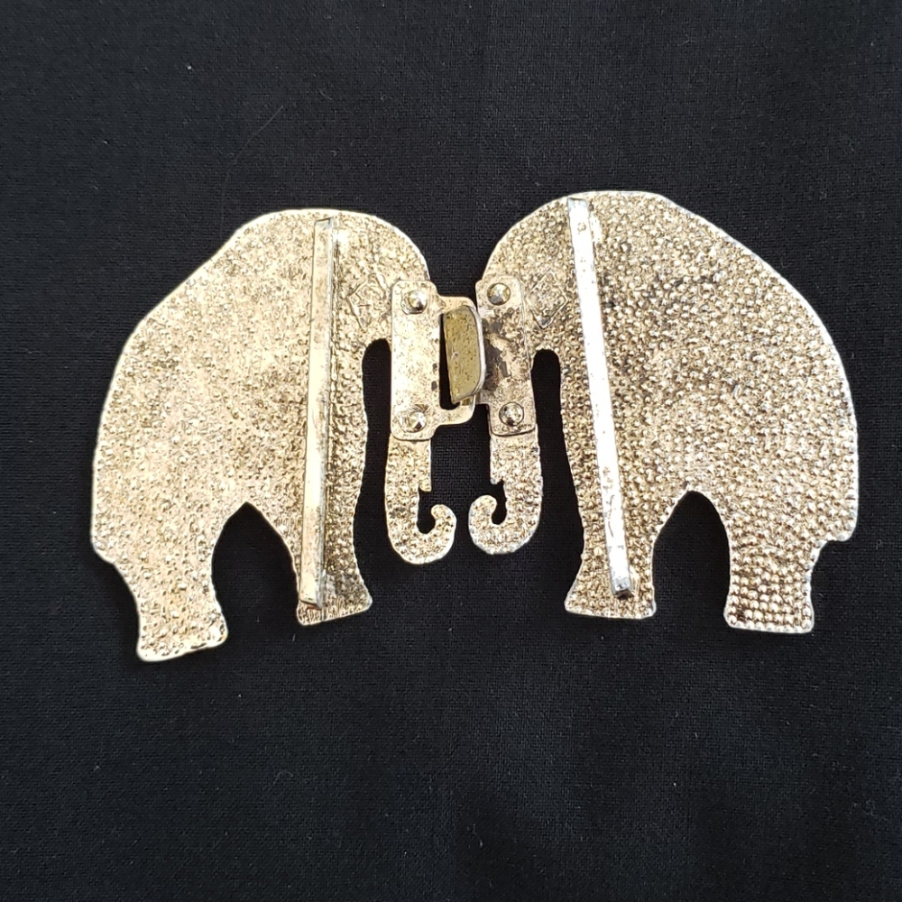 Vintage Metal Hook-clasp Belt Buckle - Picture 3 of 5